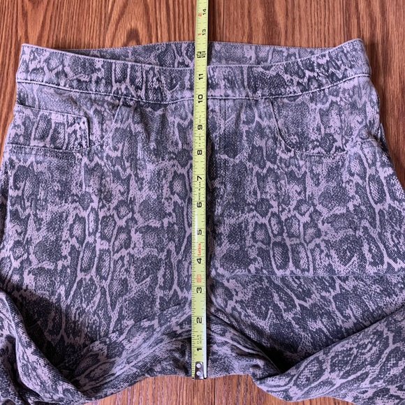 Spanx Womens Medium Snakeskin Pattern Jeggings - Picture 7 of 10